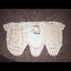 6-9 BabyGear set of 3 onesies